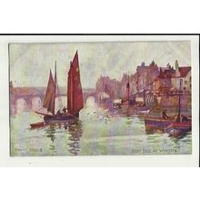 Yorkshire WHITBY High Tide Tuck Oilette Postcard (6272)