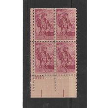 United States 1965 Dantes Birth Cylinder Block of 4 SG 1250 MNH (**) VGC