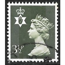 1971-93 Northern Ireland Definitive Issue - SG NI15 3½p 2 ban Queen Elizabeth C5