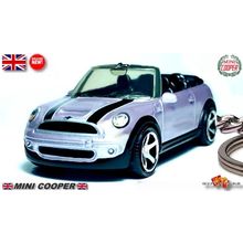RARE CUSTOM KEY CHAIN SILVER BMW NEW MINI COOPER CABRIO S