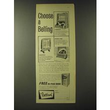 1960 Belling Electric Fires Ad - Princess, Countess and Hearth Fire