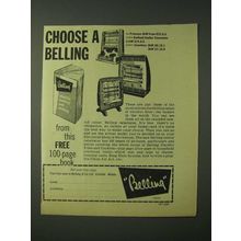 1960 Belling Electric Fires Ad - Princess, Radiant Zephyr Convector and Countess
