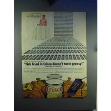 1965 Crisco Shortening Ad - Fish Doesn't Taste Greasy