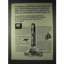 1972 Winchester-Western Super-X Ammunition Ad
