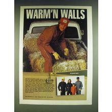 1985 Walls Insulated Coveralls Ad - Warm'n Walls