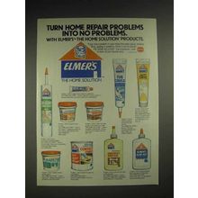 1987 Elmer's Home Solution Products Ad - No Problems