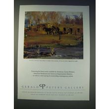 1989 Gerald Peters Gallery Ad - Horses Before an Adobe by Nicolai Fechin