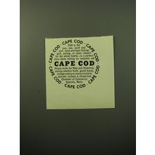 1950 Cape Cod Chamber of Commerce Advertisement