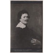Earl Of Stratford Portrait Gallery Antique Painting Postcard