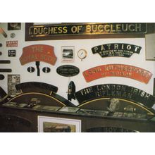 Lord Rutherford Irish Rifleman Buccleuch Duchess Train Sign Postcard