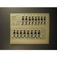 1954 Cartoon by O. Soglow - Warning proceed beond this point at your own risk
