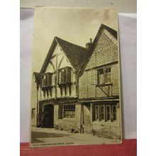 HALF-TIMBERING AND BRICK, LACOCK, WILTSHIRE. unused postcard Borough series =
