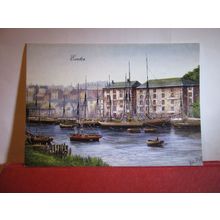 EXETER, DEVON by Kevin Platt, 1982 unused postcard =