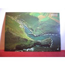 AERIAL VIEW, BOSCASTLE, CORNWALL unused postcard #