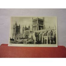FROM THE SOUTH-EAST, BRISTOL CATHEDRAL. unused vintage postcard RP 1950s =