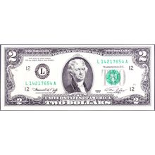 1976 USA Banknote 2 Dollars