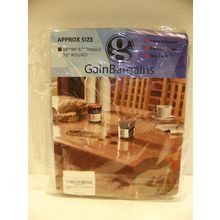 CLEAR PLASTIC TABLECOVER 60" X 90" DINING TABLE GAINBARGAINS NIP