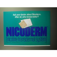 1993 Nicoderm Nicotine Transdermal System Ad - Ask your doctor about Nicoderm.
