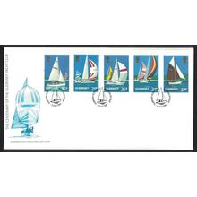 Guernsey Yacht Club FDC 1991 SG#524-528
