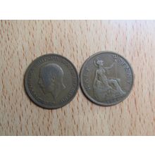 GB 1928 George V Half PennyCoin