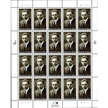 Ernest Everett Just Black Heritage Sheet of Twenty 32 Cent Stamps Scott 3058