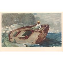 Winslow Homer The Gulf Stream Boat Chicago Victorian Painting Postcard