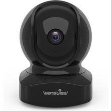 Wansview Security Camera Indoor, 360 Degree Wifi Home Security Cameras for Pet/D