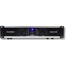 MUSYSIC 2 Channel Power Amplifier Distortion Free and Clear Sound - Professional