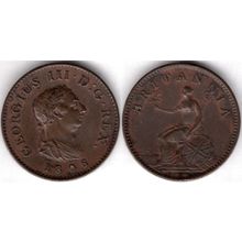Great Britain. George III. Farthing 1806. dy23363