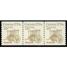 2255 7.6c Carreta Very Fine MNH Dry Gum PNC 1/3 R0226