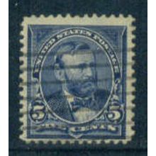Used 281 5c Ulysses S. Grant Just Clears M04840