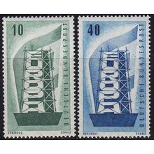GERMANY BUND [1956] MiNr 0241-42 ( **/mnh ) CEPT