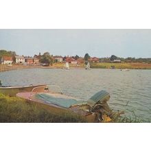 Boating Lake Sailing Boats St Osyth Nr Clacton On Sea Essex Rare 1970s Postcard