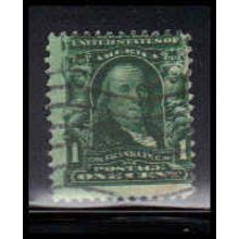 Used 300 1c Benjamin Franklin Average K0719