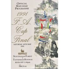 NOTTINGHAM FOREST v TOTTENHAM HOTSPUR FA CUP FINAL 1991