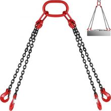 5Ft Chain Sling 5/16 Inch X 5 Ft Engine Lift Chain G80 Alloy Steel Engine Ch...