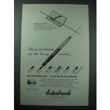 1955 Esterbrook Pen Ad - Make This Gift So Personal