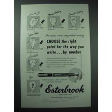 1955 Esterbrook Fountain Pen Ad - The Right Point