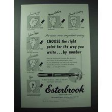 1955 Esterbrook Fountain Pen Ad - The Right Point