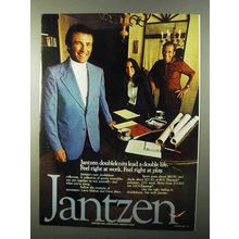1971 Jantzen Doubleknits Ad - Larry Mahan, Dave Marr