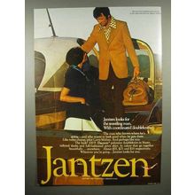 1971 Jantzen Coordinated Doubleknits Ad - Larry Mahan - Traveling Man