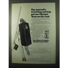 1971 Gillette Techmatic Razor Ad - Our Olympic Team
