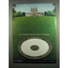 1984 Royal Doulton Carlyle Porcelain Ad - Home Plate