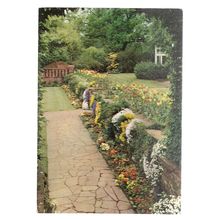 DRY WALL AT MAIN ENTRANCE, RHS GARDENS, WISLEY unused postcard =