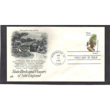 FDC Art Craft 1971a 20c Chickadee (Cachet-U/A) CV39758