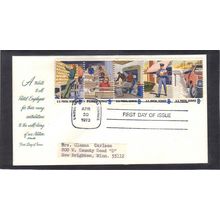 FDC Artmater 1494-1498 8c Postal Service (Cachet-Label/A) CV41318