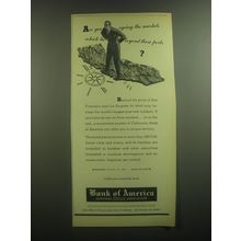1945 Bank of America Ad - Are you eyeing the markets which lie beyond ports