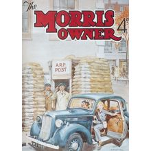 Morris Car Owner Magazine Book Advertising Postcard