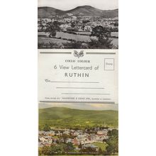 Ruthin Denbighshire Welsh Folding Lettercard & Postcard s