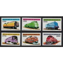 Benin Railway Locomotives 6v 1997 MNH SG#1607-1612